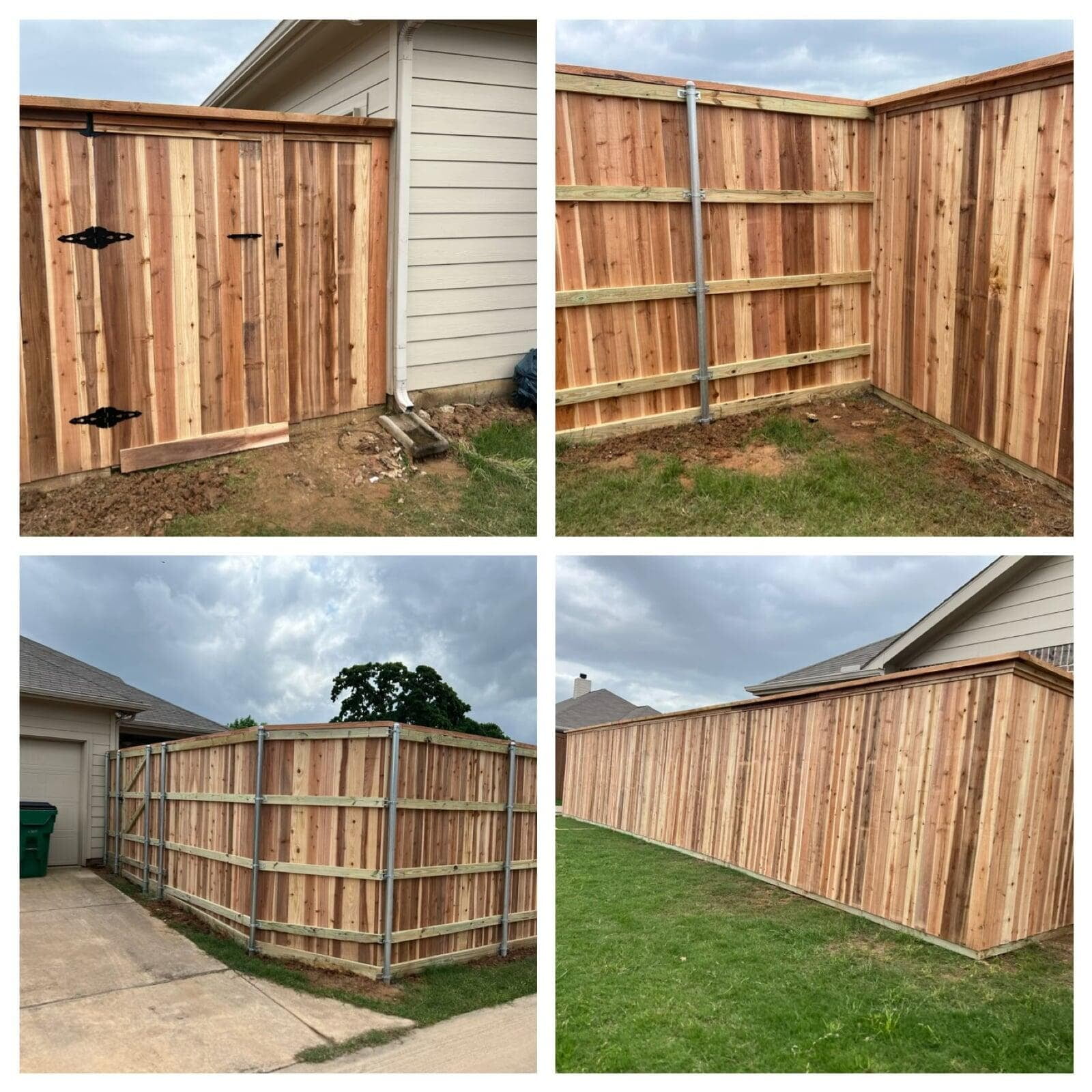 natural beauty of cedar fences and various designs