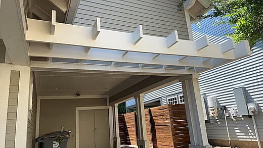 Custom Pergola Installation